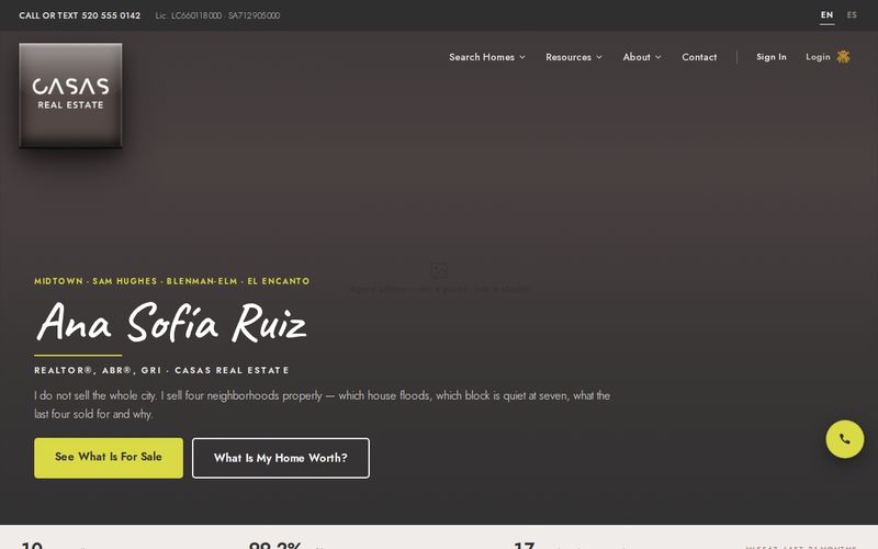 The Agent template in CASAS Real Estate’s brand
